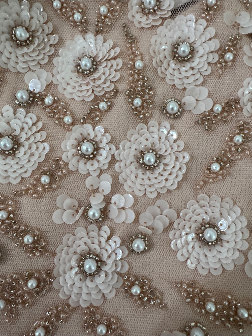 Mac Duggal Blush Pink Embellished Tulle Maxi Dress - Picture 15 of 16